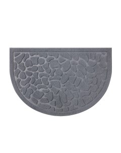 Коврик HR Lenzo 40x60 см резина цвет серый Inspire