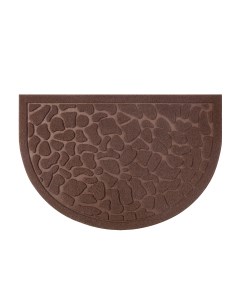Коврик HR Lenzo 40x60 см резина цвет коричневый Inspire