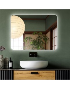Зеркало для ванной Сингапур DSSN10080 с подсветкой сенсорное с подогревом 100x80 см Без бренда