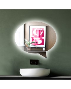 Зеркало для ванной Амстердам DSA7065 с подсветкой датчиком движения и подогревом70x65 см овальное Без бренда