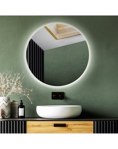 Зеркало для ванной Флоренция DSF90 с подсветкой сенсорное с подогревом 80 см круглое Без бренда
