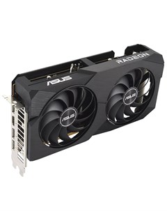 Видеокарта Dual Radeon RX 6600 V2 8GB 2044MHz PCI E 4 0 8192Mb 14000Mhz 128 bit 3xDP HDMI DUAL RX660 Asus