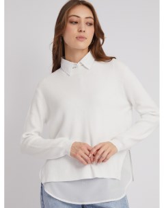 Комбинированный джемпер с нижней блузкой Zolla