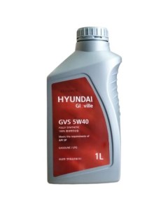 Моторное масло Gloville GVS 5W 40 1л синтетическое Hyundai