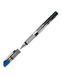 Ручка гелев Nano Gel 6020 12BLUE корп серебристый d 0 7мм чернила син линия 0 5мм игловид 12 шт кор Pensan