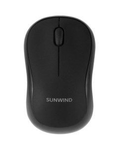 Мышь SW M200 оптическая беспроводная USB черный Sunwind