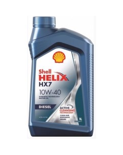 Моторное масло Helix Diesel HX7 10W 40 1л полусинтетическое Shell