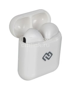 Наушники TWS 10 Bluetooth вкладыши белый Digma