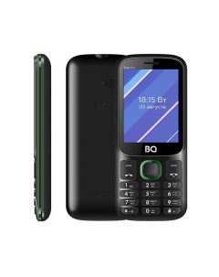 Телефон 2820 Step XL Black Green Bq