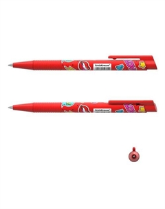 Ручка шариковая автоматическая ErichKrause ColorTouch Matic&Grip Sweet love 0.7, цвет чернил синий Erich krause