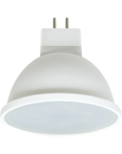 Лампа светодиодная GU5 3 7 Вт 220 В рефлектор 4200 К свет нейтральный белый Light MR16 LED Ecola