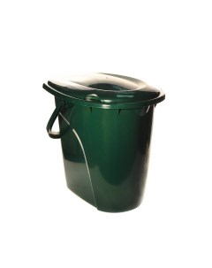 Ведро туалет пластик 24 л зеленое М2460 Idea