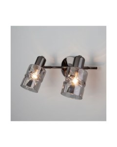 Настенный светильник со стеклянными плафонами 20120 2 чёрный жемчуг Eurosvet