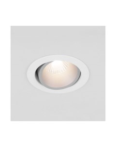 Встраиваемый точечный светодиодный светильник 15267 LED 7W 4200K белый серебро Elektrostandard