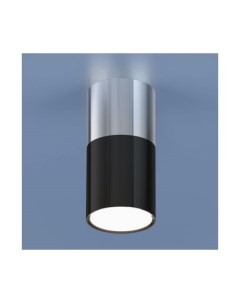 Накладной акцентный светодиодный светильник DLR028 6W 4200K хром черный хром Elektrostandard