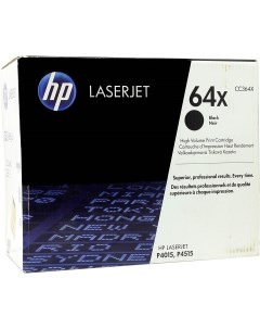 Картридж лазерный 64X CC364X черный 1шт 24000 страниц оригинальный для LaserJet P4015dn P4015n P4015 Hp