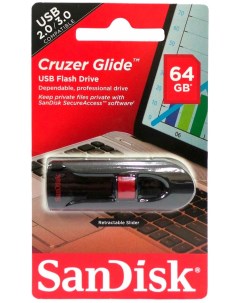 Флешка CZ60 Cruzer Glide 64Gb USB 2 0 Sandisk
