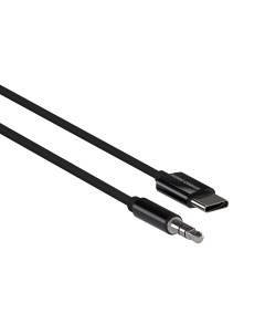 Кабель USB Type C mini Jack 3 5mm UK28a 1m 1 м черный More choice