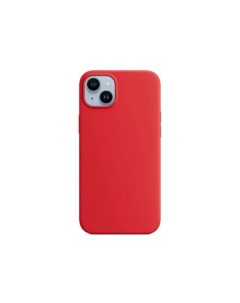 Чехол для iPhone 14 Plus MagSafe Silicone Case красный Айсотка