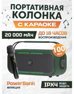 Портативная колонка С1K Karaoke Military Nowgo
