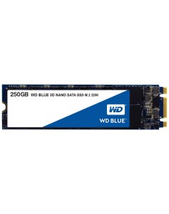 SSD накопитель Blue M 2 2280 250 ГБ S250G2B0B Wd