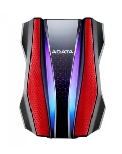 Внешний жесткий диск Portable HDD 1TB HD770G Red USB 3 2 Gen1 IP68 RGB lightin Adata