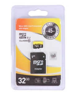 Карта памяти Micro SDHC 32Гб EX032GCSDHC10UHS 1 ElU1 Exployd