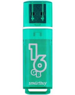 Флешка Glossy 16 ГБ зеленый sb16gbgs g Smartbuy