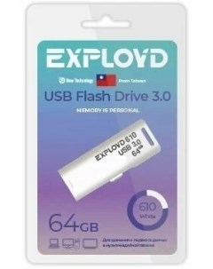 Флешка 630 64 ГБ черный EX 64GB 630 Black Exployd