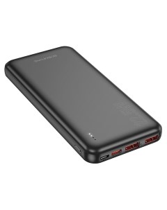 Внешний аккумулятор BJ38 10000mAh 2USB Type C 3 0A PD 20W QC3 0 Black Borofone