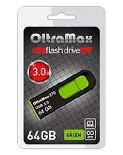 Флешка 270 64 ГБ зеленый OM 64GB 270 Green Exployd