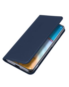 Чехол книжка для Huawei P40 Pro P40 Pro DU DU боковой синий X-case