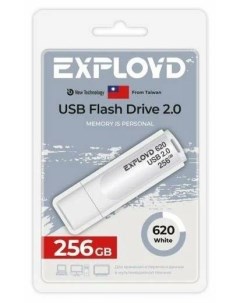 Флешка 620 256 ГБ белый EX 256GB 620 White Exployd