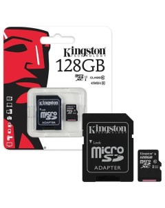 Карта памяти Micro SD 128Гб Canvas Select Plus microSD Кингстон128 Marconshop