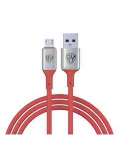 Кабель для зарядки Space Cable Pro USB Micro USB быстрая зарядка QC3 1 м красный By