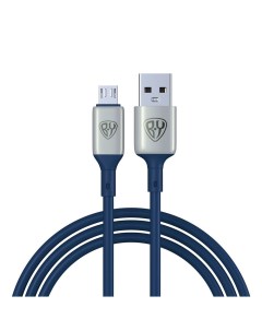 Кабель для зарядки Space Cable Pro USB Micro USB быстрая зарядка QC3 1 м синий By