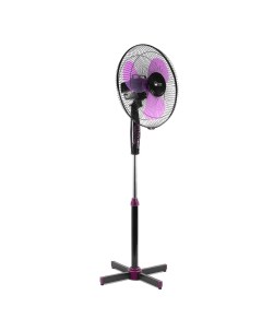 Вентилятор напольный HE FN1204 фиолетовый черный Home element