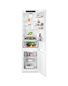 Встраиваемый холодильник SCB819E8TS белый черный Aeg