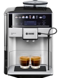 Кофемашина автоматическая Vero Barista 600 TIS65621RW серебристый черный Bosch