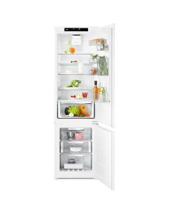 Встраиваемый холодильник SCE819E5TS белый черный Aeg