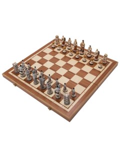 Шахматы Англия 56 см маркетри деревянные Польша Madon