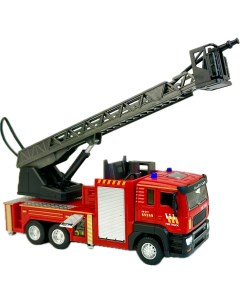 Инерционная пожарная машина 1 43 откидная металлическая кабина Play smart