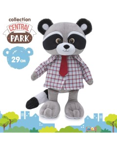 Мягкая игрушка Central Park Енот Джо 29 см черно серый Kult of toys