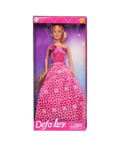 Кукла Defa Lucy Светский раут в розовом длинном вечернем платье 29 см 8308d розовое Abtoys
