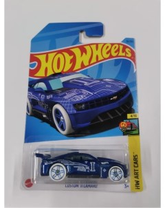 Машинка базовой коллекции CUSTOM 11 CAMARO синяя 5785 HKH48 Hot wheels