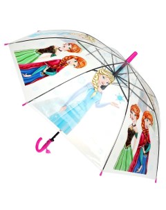 Зонт детский фрозен 50 см прозрачный полуавтомат UM50T NFRZ Играем вместе