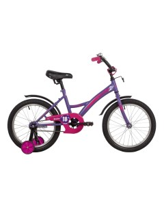Детский велосипед Strike 18 год 2022 цвет Фиолетовый Novatrack