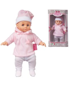 Кукла Bambina Bebe Пупс в бело розовом костюмчике 20 см BD1651 M37 w 3 Dimian