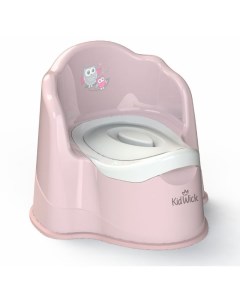 Горшок детский Горшок туалетный МП Королевский розовый т розовый белый с белой кр Kidwick