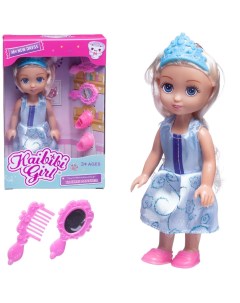 Кукла Junfa Kaibibi Girl Маленькая принцесса в голубом платье BLD221 1 голубое Junfa toys